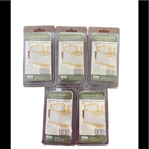 Set of 5 bracelet Bead Smith rocks loomakit cuff jewelry glittering crystal